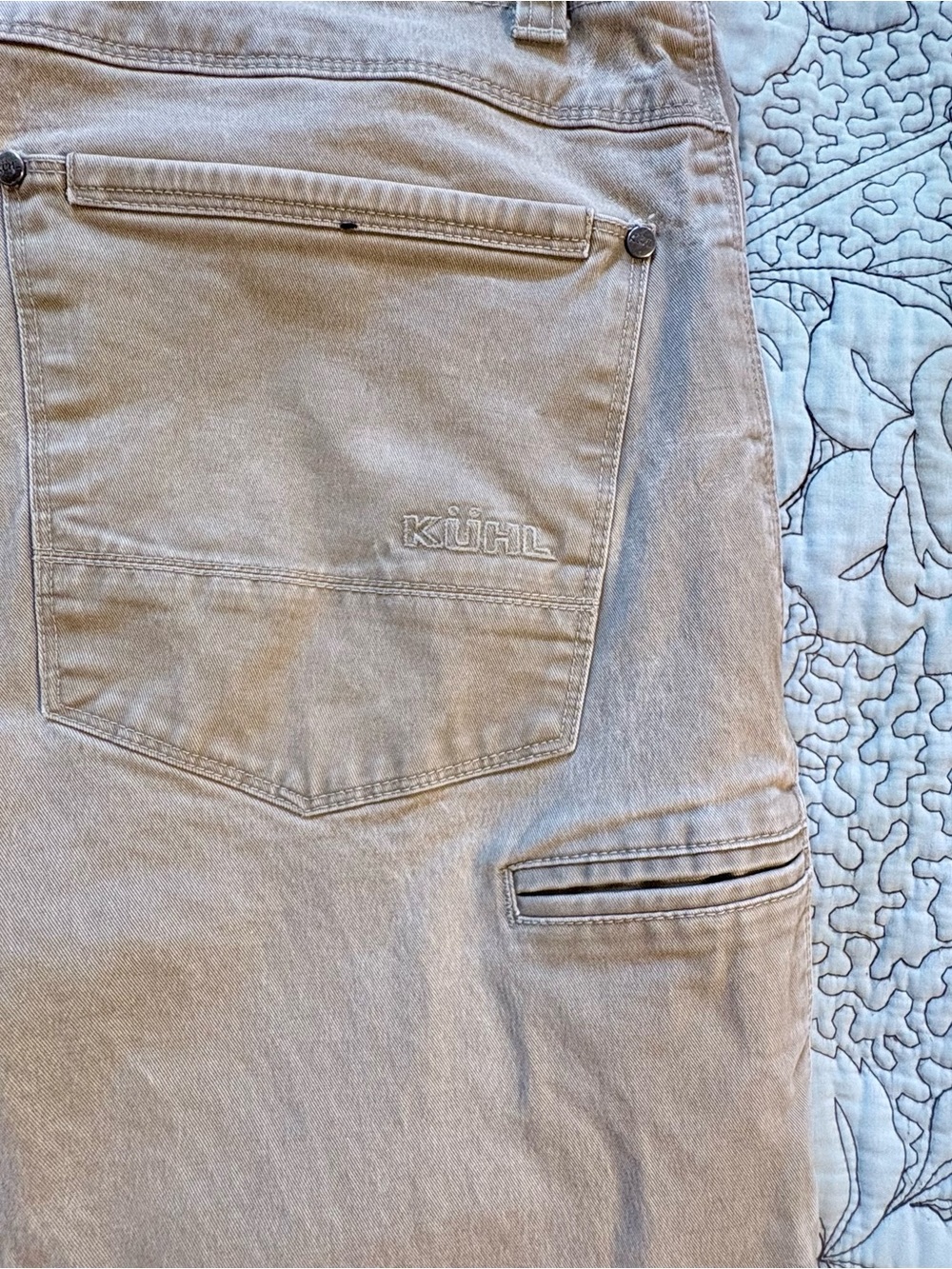 KÜHL RYDR Khaki Utility Hiking Work Pants Articulated Knee Men’s 34x30🧡 - Picture 9 of 12